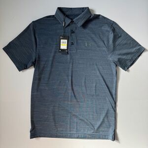 Under Armour Freedom Block Polo Blue Size Medium NWT